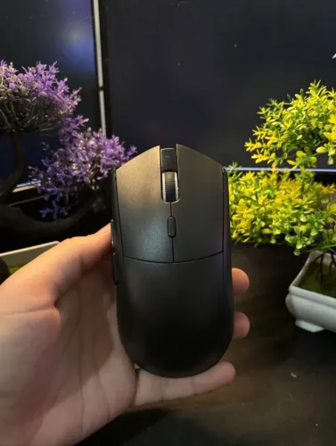 Mouse Gamer Smailwolf RS7 Sem Fio e cabeado (preto e branco)