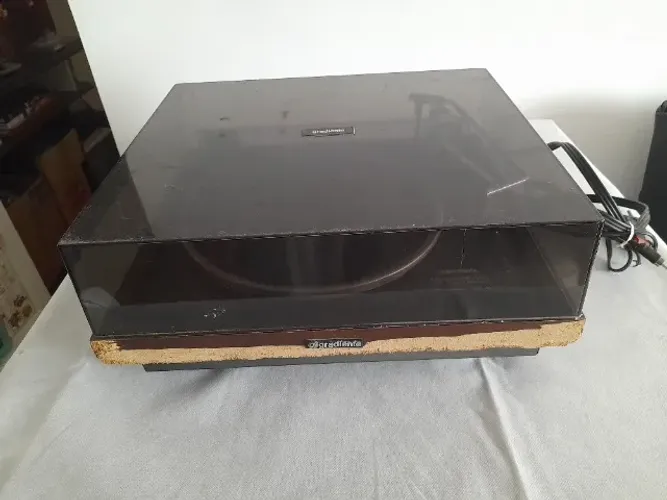 Toca Discos Gradiente Garrard S-125, sem teste, para reparo, ler a descrição