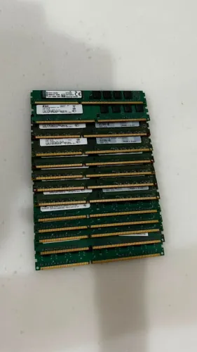 13 memórias ram diversas com defeito