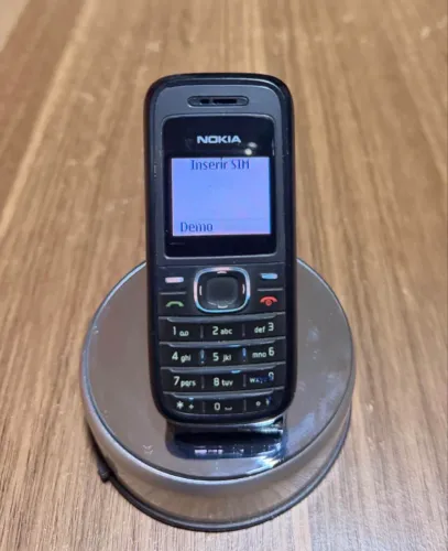 Nokia 1208 lanterninha bateria de uma semana Relíquia Raro