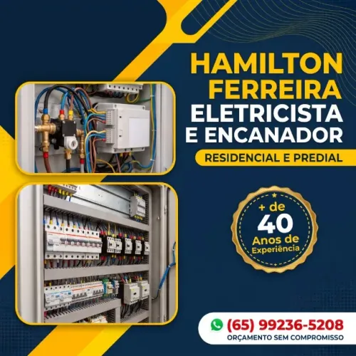 Eletricista e Encanador Residencial e Predial - Hamilton Ferreira