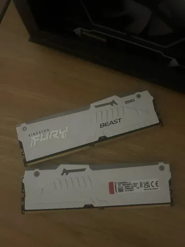 Memória ram DDR5 32GB Kingston Fury Beast white 5600mhz