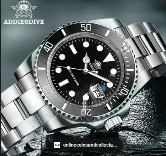 Relógio Submariner Addiesdive My-h3-2qz Aço (Usado)