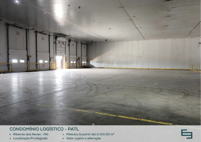 Galpão frigorificado para alugar em Ribeirão das Neves/MG com 4.200,00 m² e 12 docas