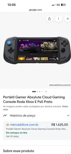 Vídeo game abxylute portátil pra estrime vendo ou troco