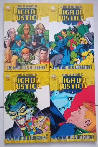 Lendas do Universo DC Liga Da Justiça 1 ao 4