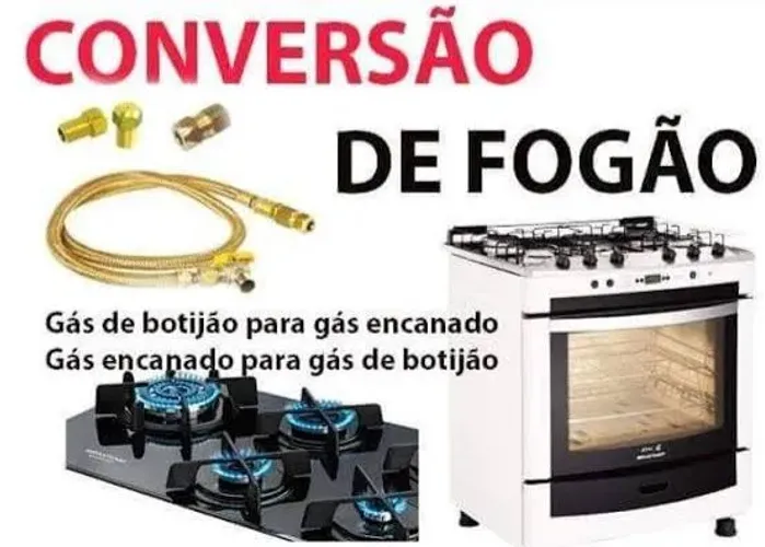 Instalacao e Conversão de fogao  pra gás encanado ou de botijao