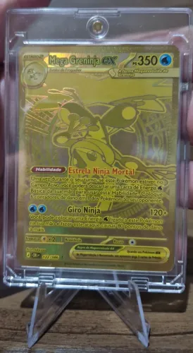 Carta Pokémon Mega Greninja ex Gold 122/086