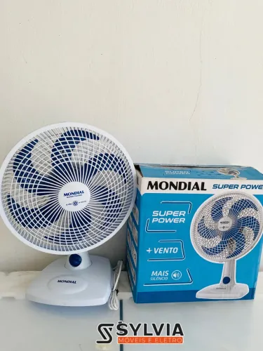 VENTILADOR MONDIAL 30 CM BRANCO!