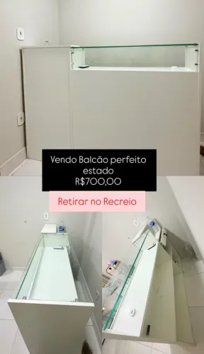 Balcão branco