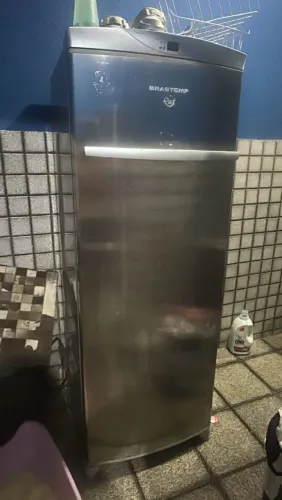 Freezer/Geladeira Brastemp Flex Frost Free Inox 