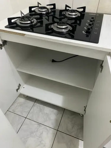 Cooktop com armário