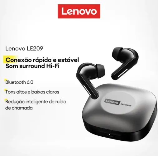 Fone De Ouvido Bluetooth Lenovo LE209