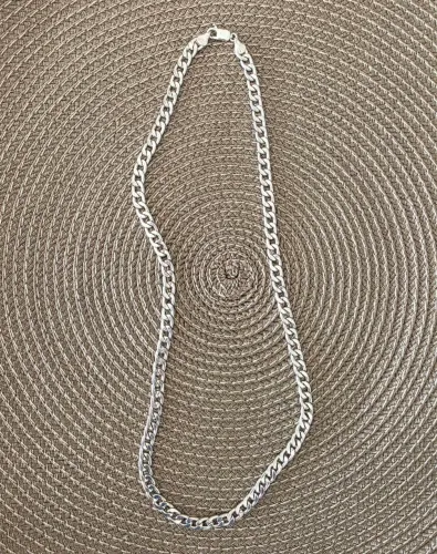 Corrente Grumet 5mm em prata 925