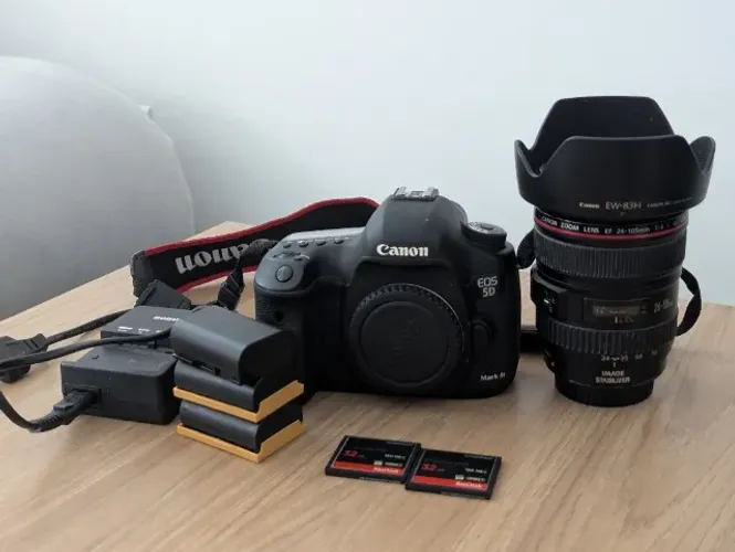 Canon 5D Mark III + Lente Canon 24-105mm f/4 L IS USM