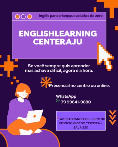Nunca é tarde para aprender inglês.