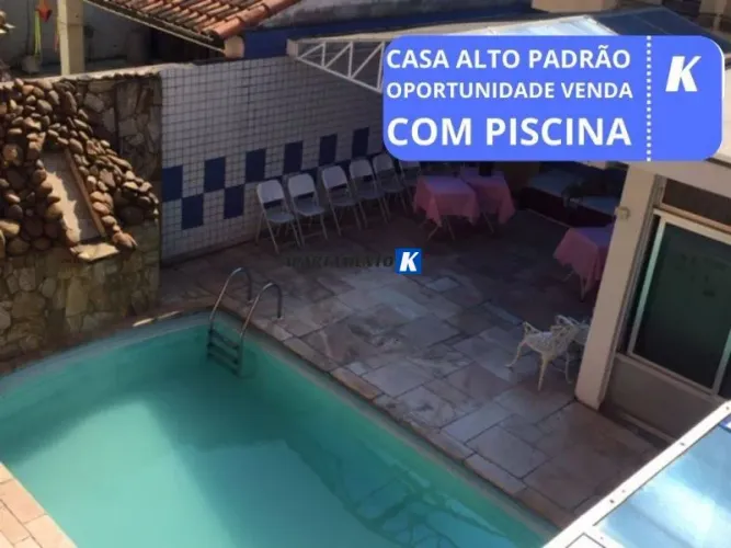 Casa Alto Padrão VENDA, 425m² - 3 suítes, 4 Vagas - Piscina - Escritório - Próx. Lago dos
