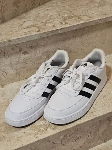 Tênis Adidas Breaknet Masculino - Branco+Preto