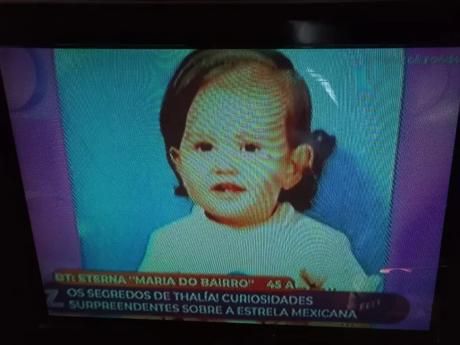 Tv de tubo com conversor muito boa