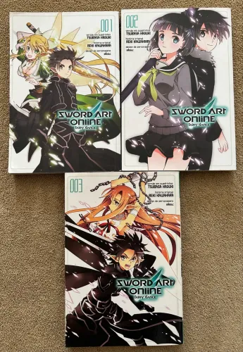 Mangá Sword Art Online Fairy Dance vol 1 ao 3