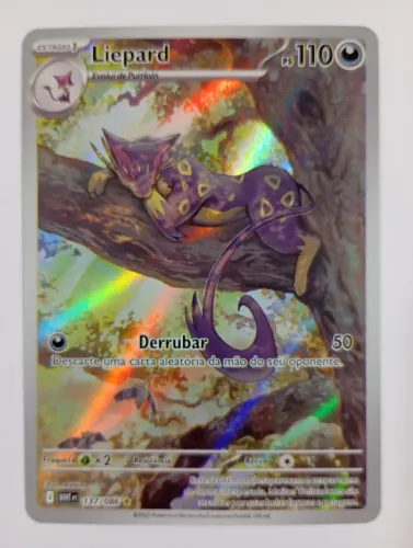 Liepard(137/086) carta pokemon coleção fogo branco