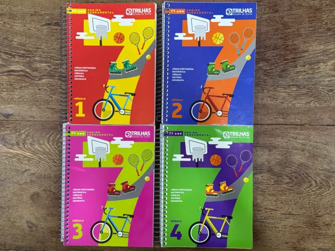 Trilhas 7° Ano Livros Completo
