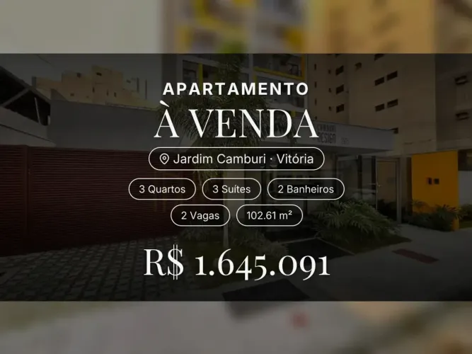 Seu Novo Lar em Jardim Camburi: Apto Pronto para Morar com 2 Vagas!