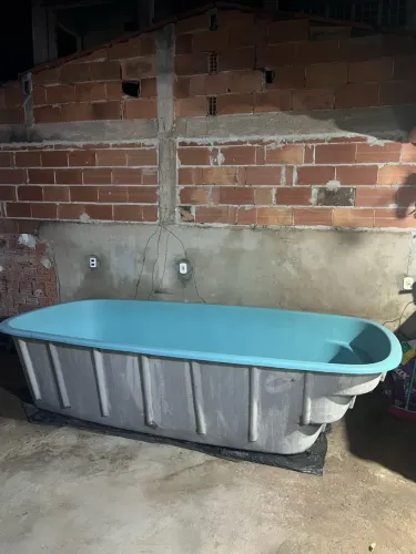 Piscina de fibra 5mil litros