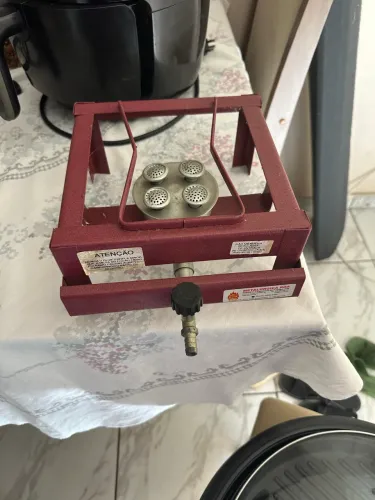 Fogareiro de 1 boca de metal 