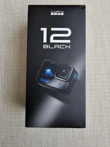 Câmera de Ação GoPro HERO12 Black à Prova d'Água com Vídeo Ultra HD 5.3K60
