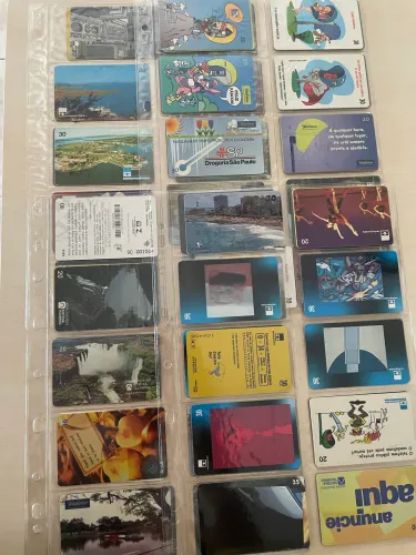 Cartão telefônico coleção