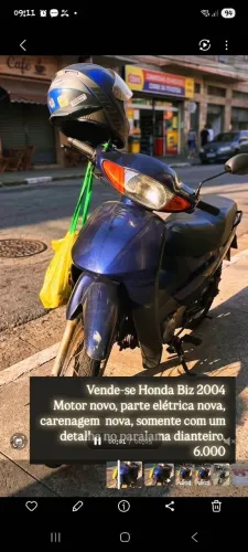 Moto Honda biz super conservada