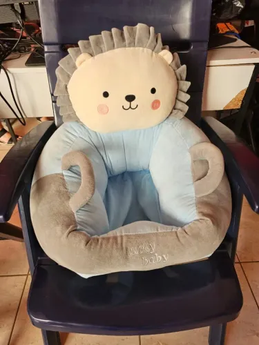 Almofada Infantil Assento Para Bebê Postura Antiqueda Cor Leaozinho