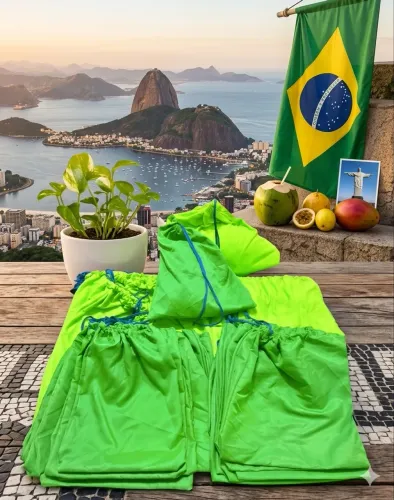 Bolsa de tecido para brinde- ENTRE NO CLIMA DA COPA COM SUA EQUIPE! ?