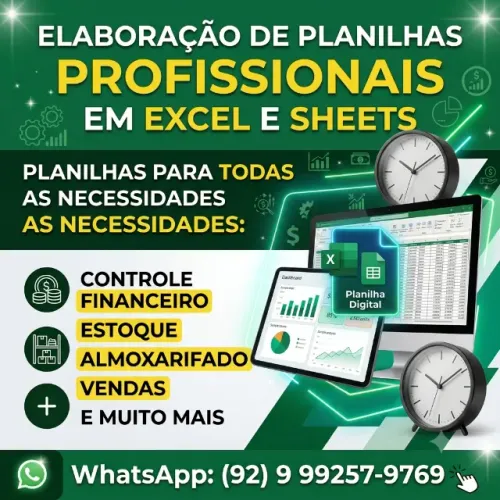 Planilha Excel Completa - estoque e mais