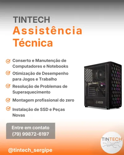 Assistência Técnica de Computadores e Consoles - TINTECH