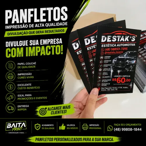 PANFLETOS - DIVULGUE SUA EMPRESA