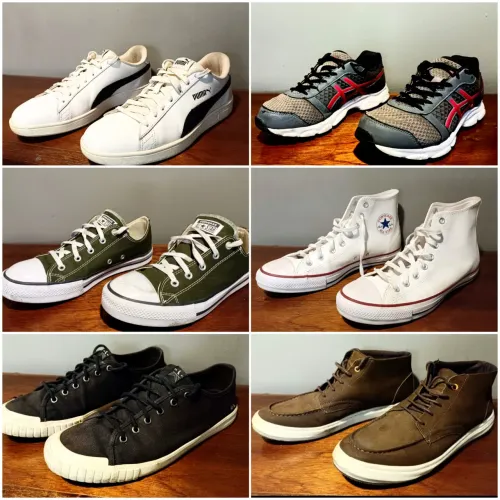 09 Pares Puma Asics Reserva Converse Redley 