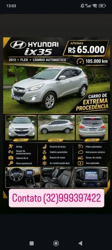 Hyundai IX35 GLS 2.0 16V 2WD Flex Aut. 2013