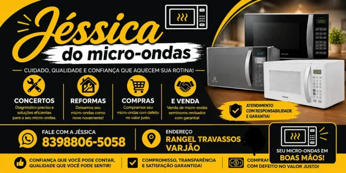 Concertos, reformas,e revenda de micro-ondas