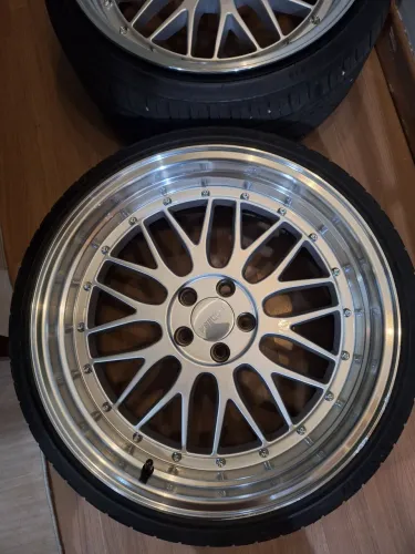 Rodas aro 18 5x100 Rodera Bbs Lm Tala 9 Golf Audi Top! Zeras, SEM amassados ou soldas