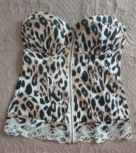 BLUSA TOMARA QUE CAIA - ONÇA