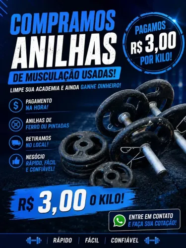 Compramos de anilhas usadas