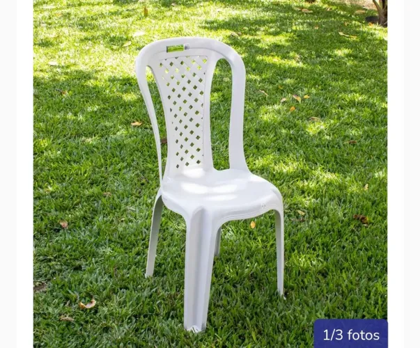 CADEIRA PLÁSTICA TOPPLAST BRANCA