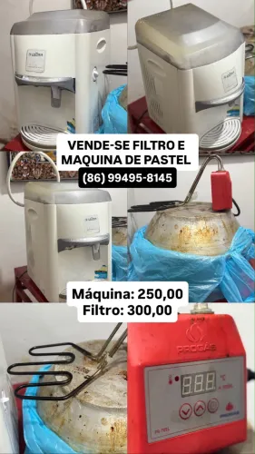 Vende-se filtro e máquina