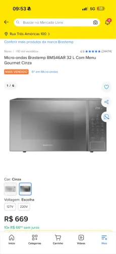 MICROONDAS NOVO NA CAIXA - Oportunidade!!