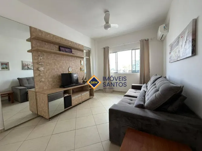 PONTA DA PRAIA - SANTOS | 58,70 m² | Prédio frente praia