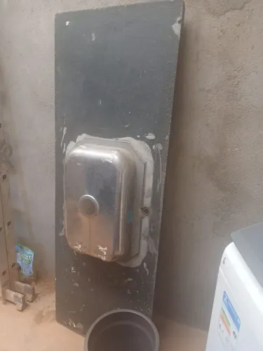 Pia de inox usada - bom estado