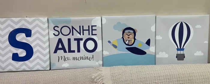 Kit quadrinhos pra decoração 