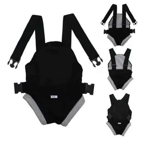 Canguru Click - Bebê Passeio - Suporta Até 15 Kg Preto